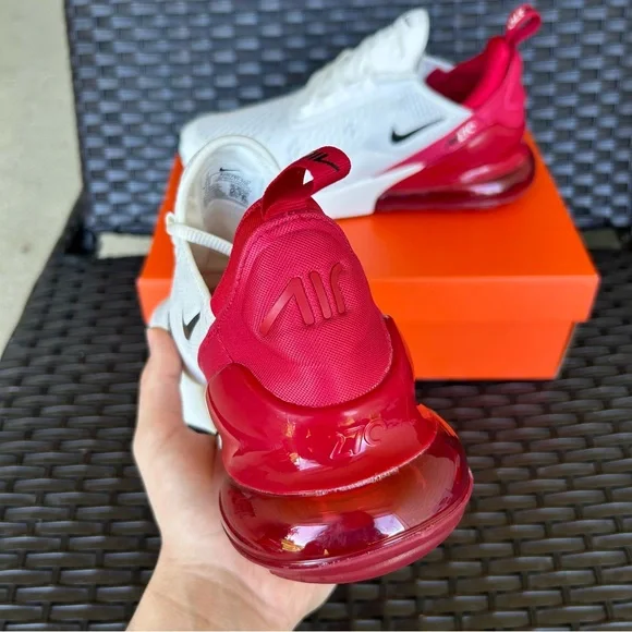 NIKE AIR MAX 270 SAIL GYM RED - WOMENS 11 / MENS 9.5 - Picture 3 of 5